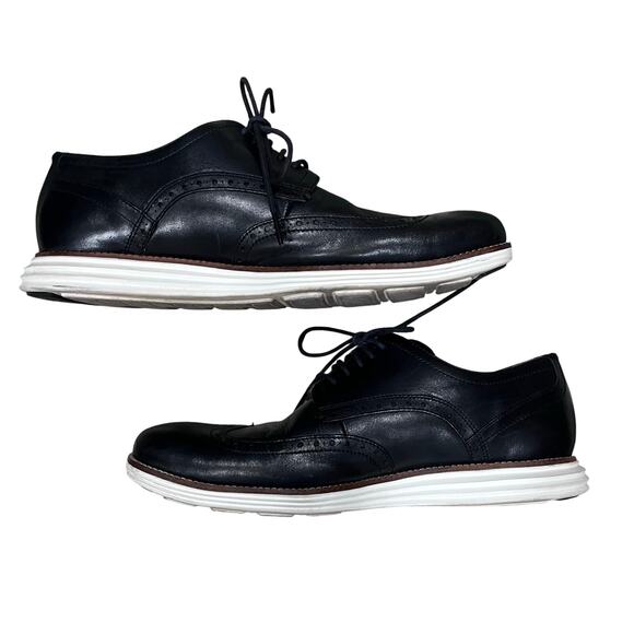 Cole Haan Grand ØriginalGrand Oxford Dress Shoes C26469 Black/White 11.5M - Picture 6 of 9